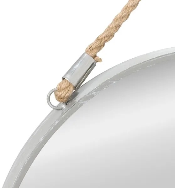 Atmosphera - Nástenné zrkadlo EDEN pr. 38 cm strieborná