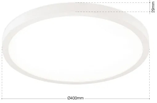 Orion - stmievateľné LED stropné svietidlo DISC LED/30W/230V 2700/3000/4000K pr. 40 cm biela