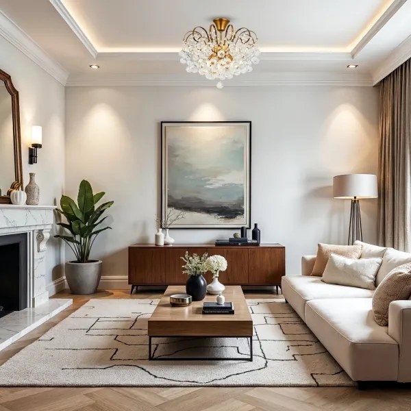 Brilagi - Prisadený luster CRYSTAL 6xE14/60W/230V bronzová