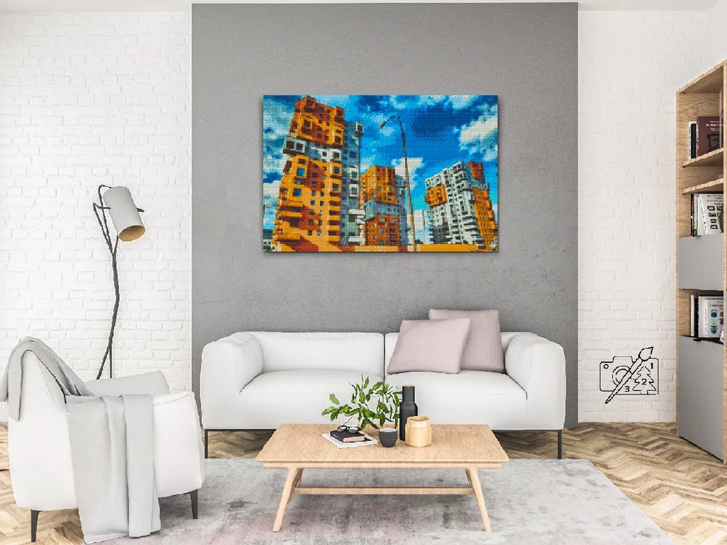 Gario Diamantové maľovanie Mesto Gdaňsk Rozmery: 60 x 40 cm, Rámovanie: Iba zrolované plátno, Diamanty: Štvorcové