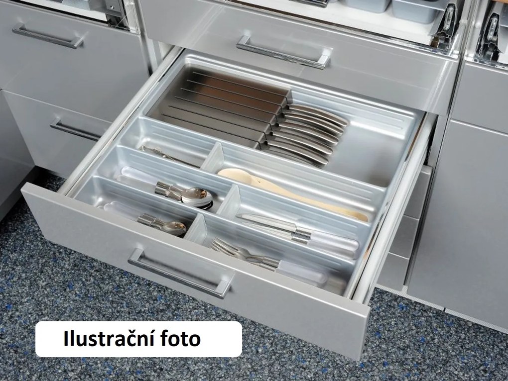 Agoform Príborník Scoop II 40 340 x 490 mm stríbrný