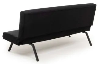 Dvojmiestná rozkladacia pohovka BAKU čierna