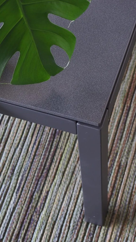 Luxusní rohová sedačka na terasu Manolo114 + konferenční stolek