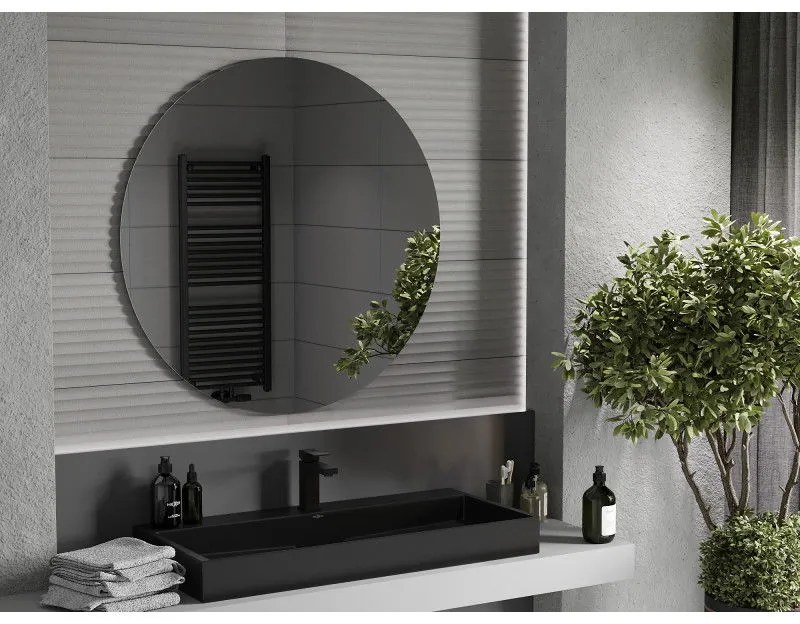 Mexen Alto, okrúhle kúpeľňové zrkadlo 100 cm, 9853-100-100-000-00