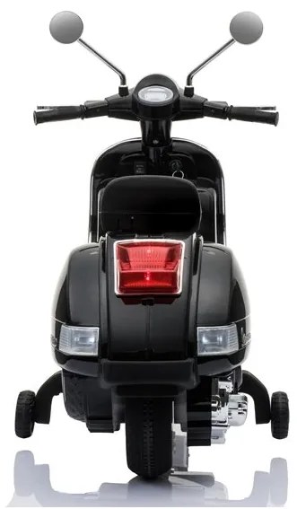RAMIZ ELEKTRICKÁ MOTORKA - VESPA - ČIERNA - 2x45W - 1x12V4,5Ah - 2023