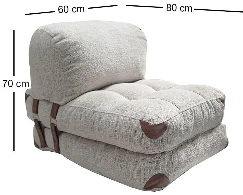 Skladacia stolička Teddy Grey