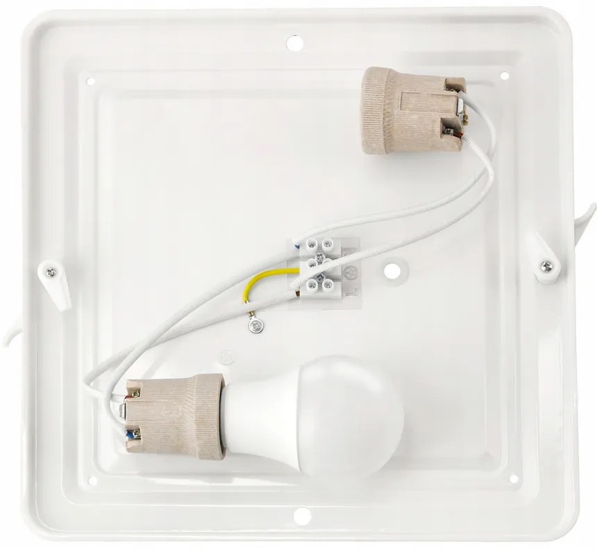 ECOLIGHT LED stropné svietidlo 2xE27 + 2x žiarovka Philips E27 10W