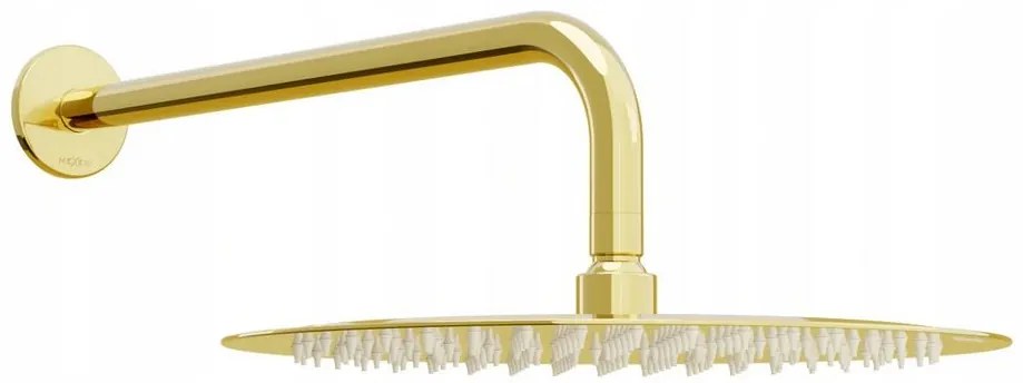 Mexen KAI, podomietkové rameno 40cm + sprchová hlavica 30cm, zlatá, 79230-50 + 79211-50