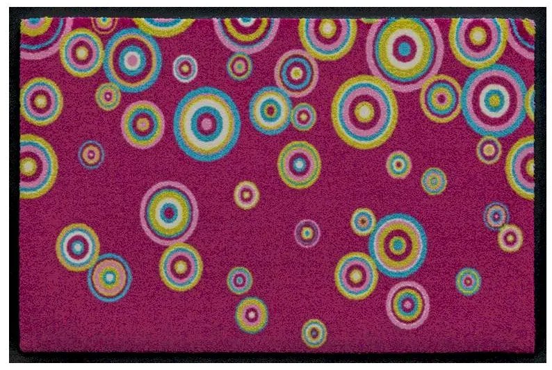 Premium rohožka- retro štýl- ružová (Vyberte veľkosť: 60*40 cm)
