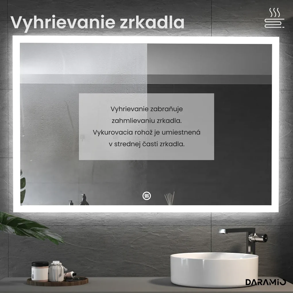 Zrkadlo s LED osvetlením F4