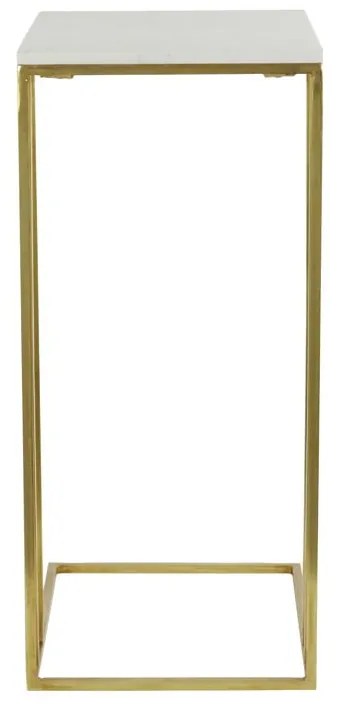 Odkladací stolík s doskou v dekore mramoru 31x41 cm Roshan – Light &amp; Living