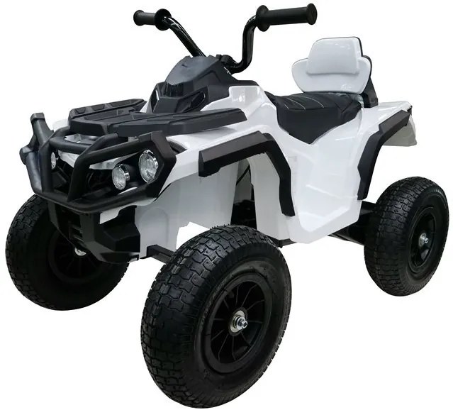 Lean Cars Elektrická Štvorkolka - BDM0906 - biela - 2 x 45W - 12V7Ah - 2023