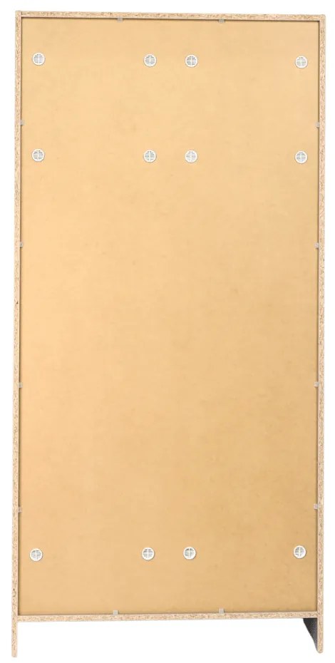 Drevená šatníková skriňa Visio LUX, 90 x 45 x 185 cm, cylindrický zámok, sivá