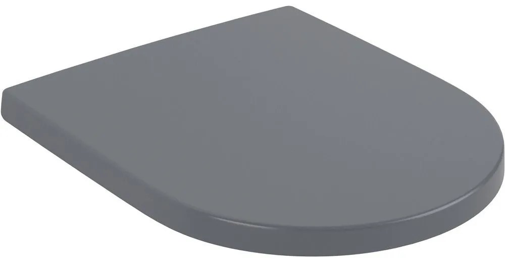 VILLEROY & BOCH Subway 3.0 WC sedátko s poklopom, s funkciou QuickRelease a Softclosing, Graphite, 8M42S1i4
