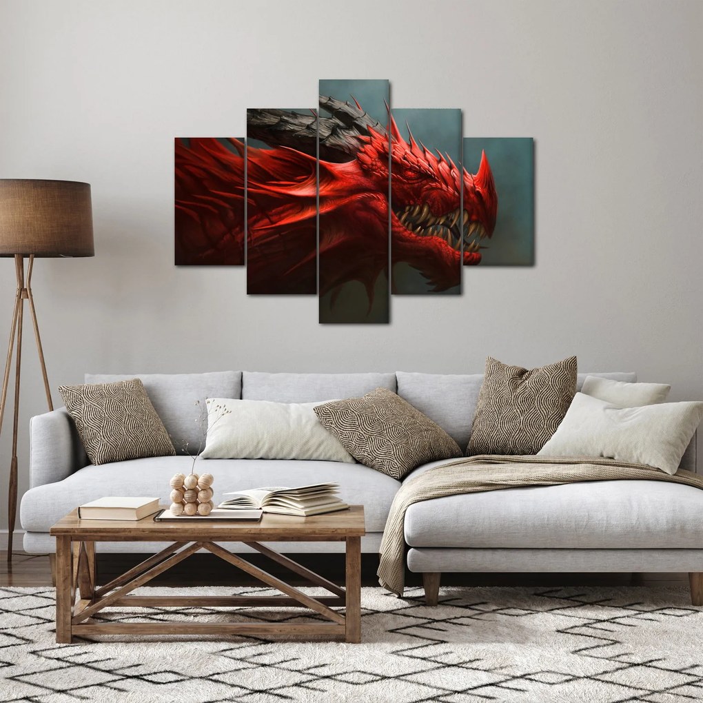 Obraz - Drak (150x105 cm)