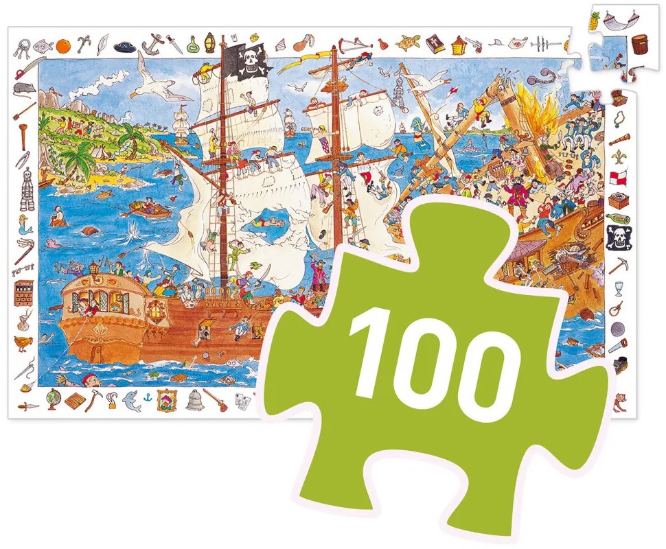 Puzzle – Piráti – 100 ks