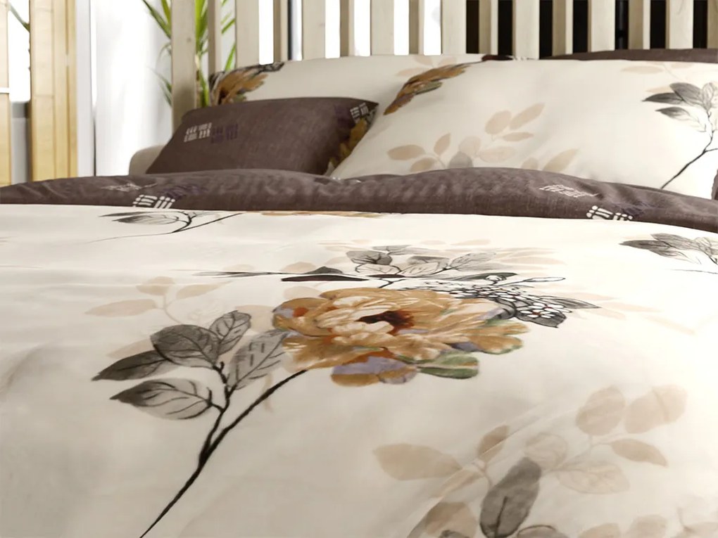 Obojstranné obliečky DUO SENSE CARMELIA vzorované + obliečka na vankúšik 40x50 cm ZDARMA Rozmer obliečky: 70 x 90 cm | 140 x 200 cm