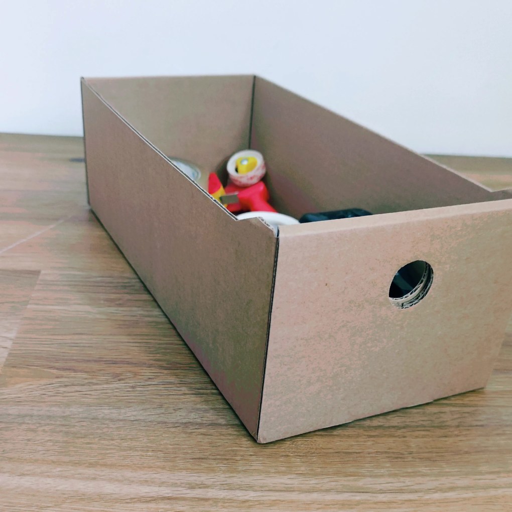 KARTON PAK 2. akosť - Úložné boxy na oblečenie, organizéry do skrine EKO KARTON 18x40x13cm - zásuvka