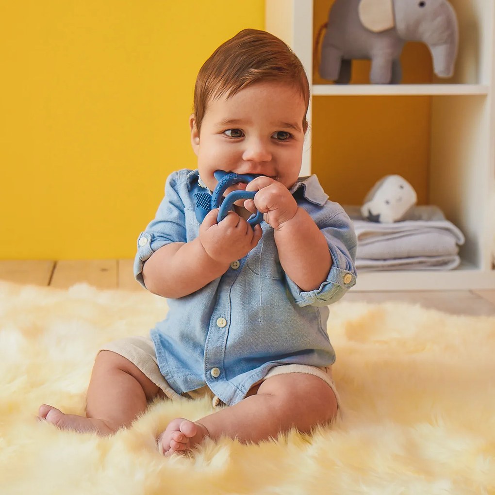 Hryzadielko na ruku - modré