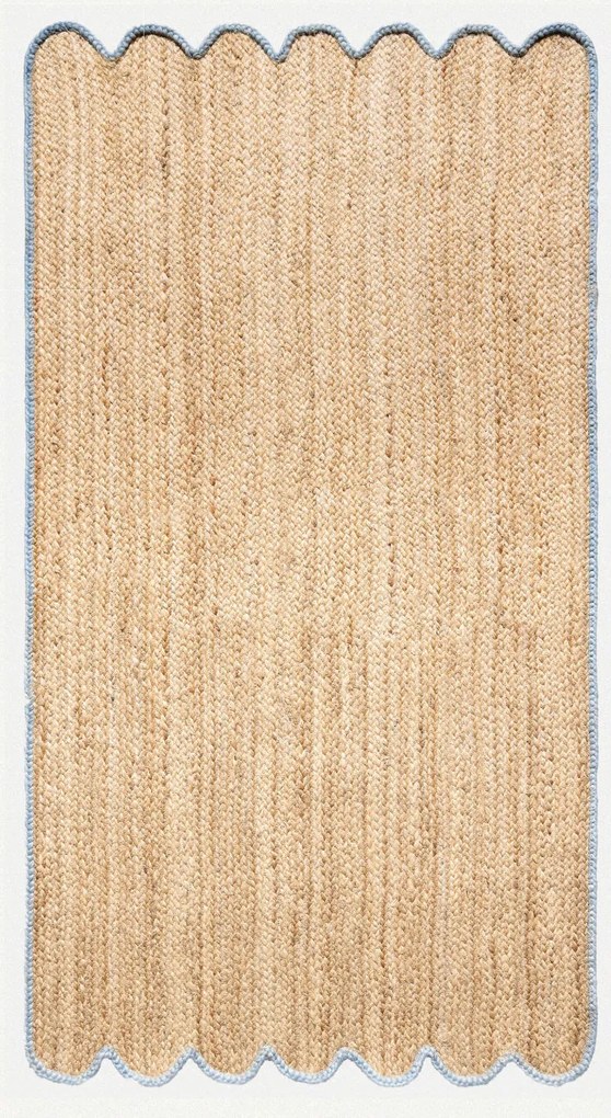 Ručne viazaný kusový koberec Eara SM-13 Natural, 140x200, béžová, chodba / predsieň, Diamond Carpets India