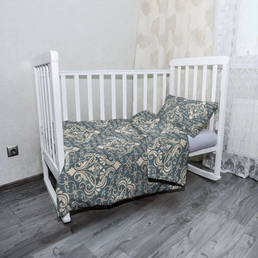Sablio Mikroplyšové detské obliečky do postieľky Zámocká noblesa - 100x135 / 40x60