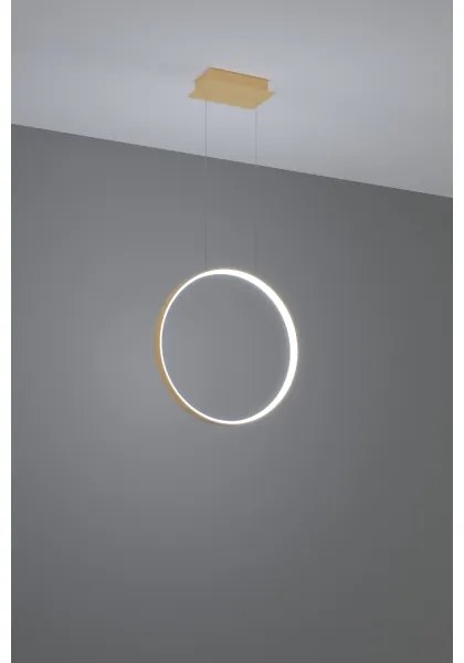 Thoro TH.221 - LED Luster na lanku RIO LED/30W/230V CRI95 4000K pr. 55 cm zlatá