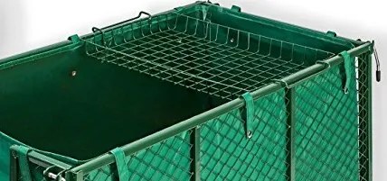 Záhradný vozík s ťahadlom zelený