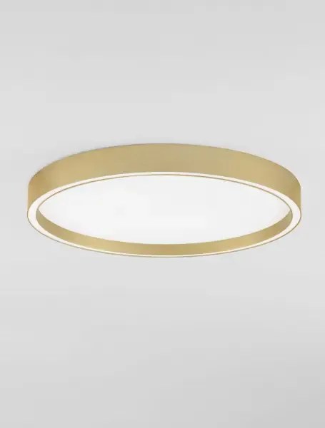 LED stmievateľné zlaté moderné stropné svietidlo Istos