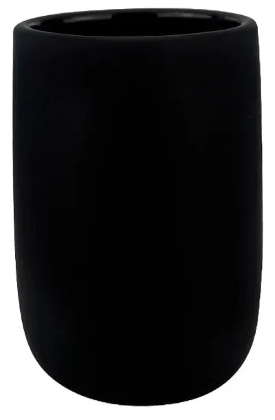 Čierna keramická WC kefa Lotus - Mette Ditmer Denmark