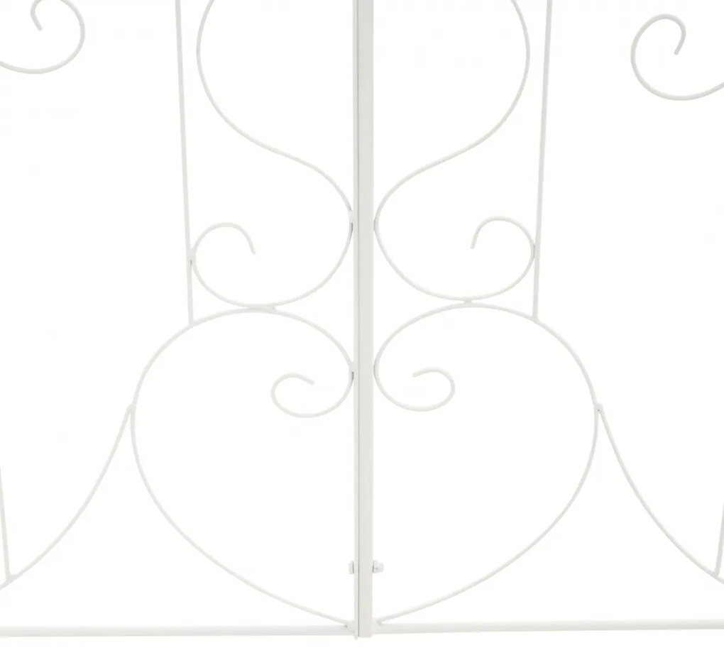 Mriežka na popínavé rastliny Mandevilla - 133 x 99 cm - Biela