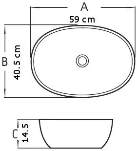 MEXEN VIKI- umývadlo na dosku, biele 21056000 - MEXEN