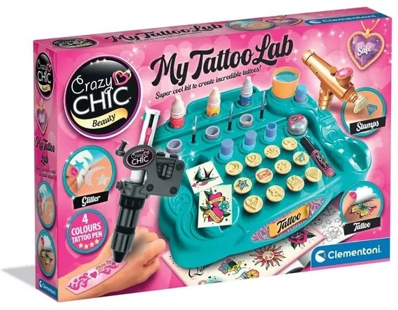 Clementoni Crazy CHIC - Veľké tetovacie štúdio