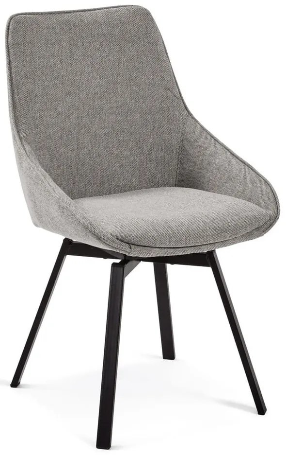 Sivá jedálenská stolička Jenna – Kave Home