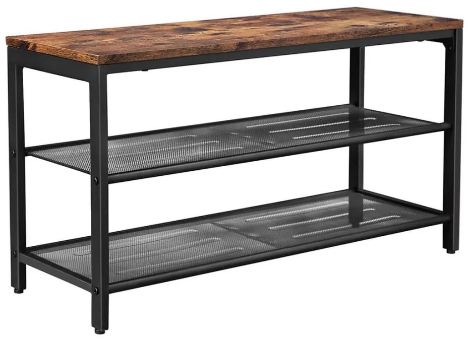 Botník DAVOR hnedá/čierna