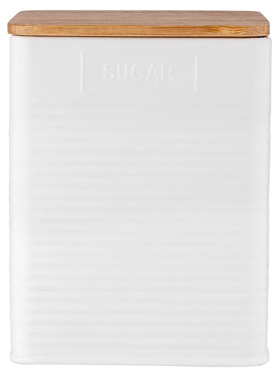 Altom Plechová dóza Sugar, biela