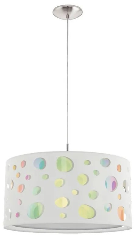 Eglo 202528 - Detský luster na lanku MONEDA 1xE27/60W/230V