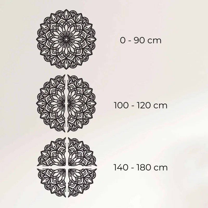 Drevená mandala Harmónia – Elegantná dekorácia na stenu | SENTOP HDF0252