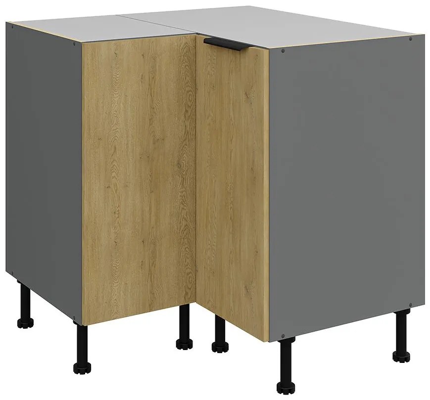 Kuchynská skrinka Cremona Ant 90x90 Dn 2f Bb