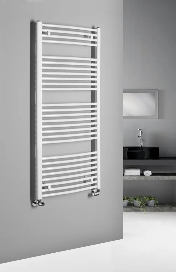 Aqualine Aqualine, ORBIT vykurovacie teleso s bočným pripojením 600x1320 mm, 795 W, biela, ILO36T