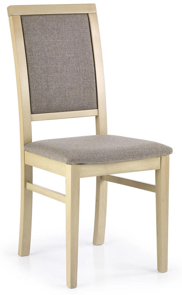 Drevená jedálenská stolička H8009, sonoma / sivá