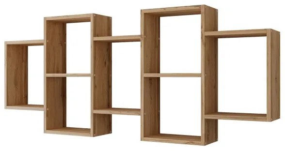 Nástenná polica TRIO 65x161 cm dub wotan