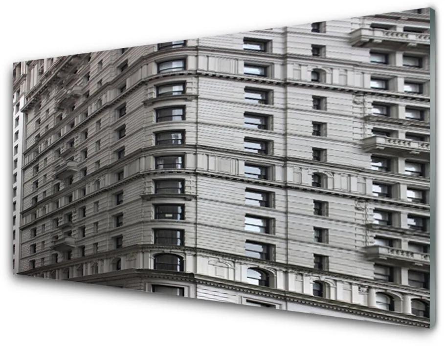 Obraz na akrylátovom skle Budovy domy 100x50 cm