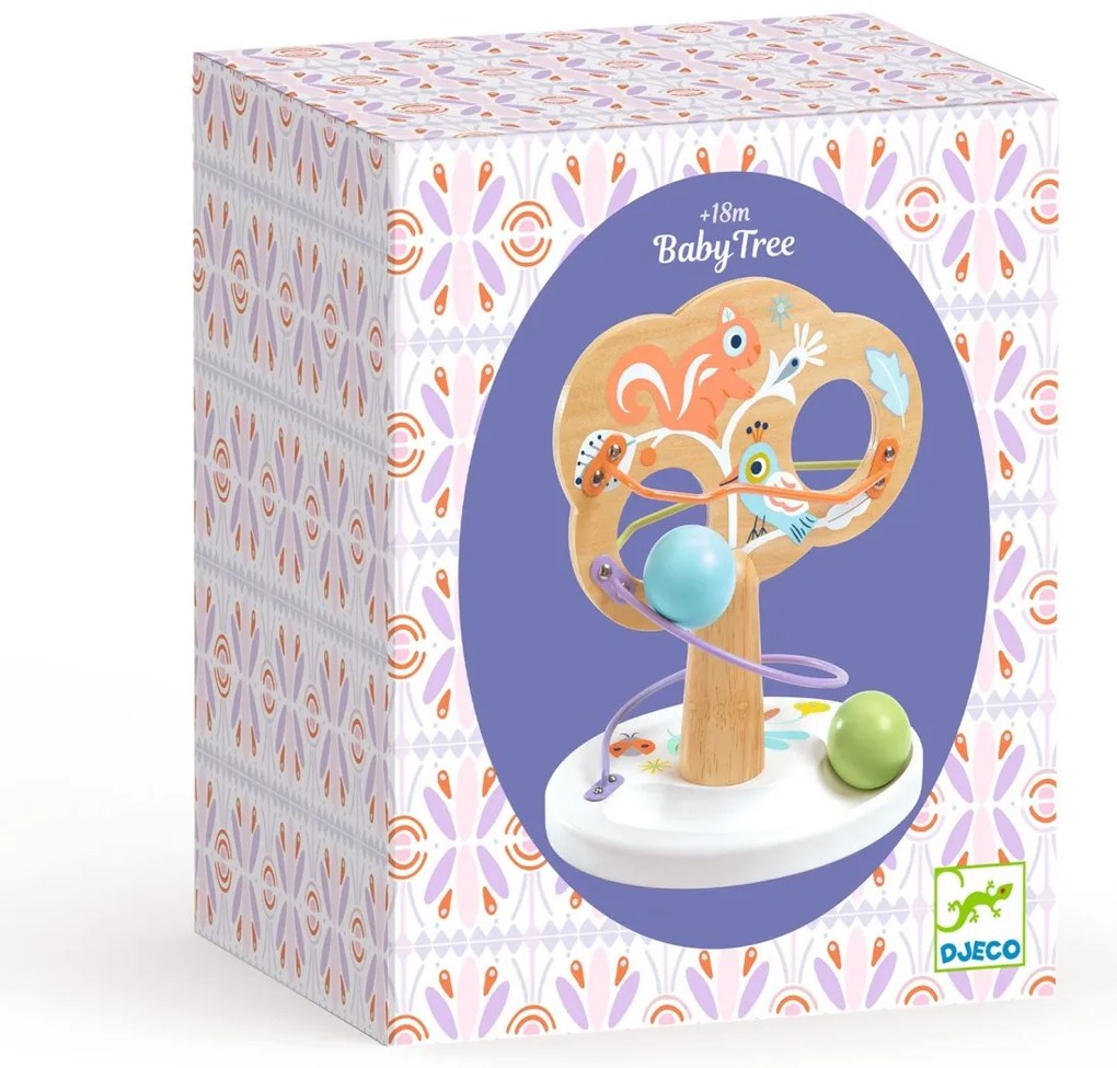 Dráha pre guľôčku - Strom s veveričkou