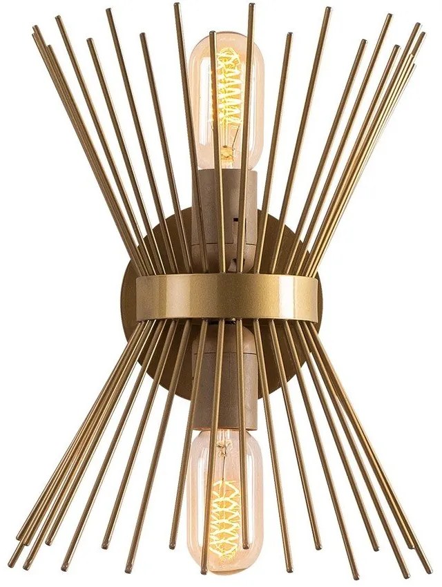 Nástenné svietidlo v zlatej farbe Kirpi – Opviq lights