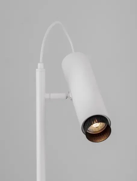 Dizajnová stojaca lampa Nessi Biela