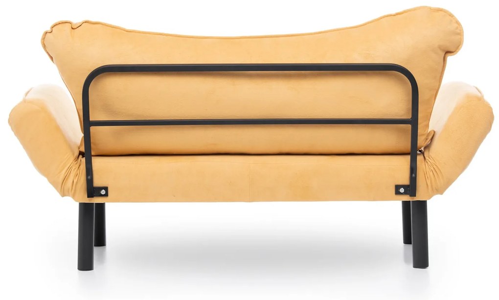 Rozkladacia pohovka dvojsed Chatty (horčicová). Akcia -14%. Vlastná spoľahlivá doprava až k Vám domov. 1062612