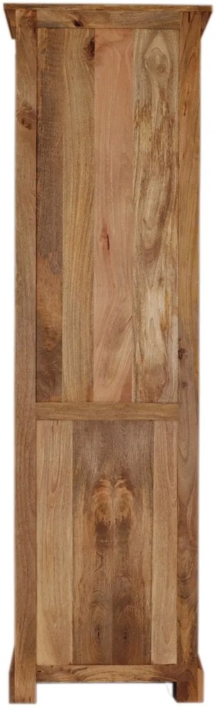 furniture-nabytek.cz - Drevená vitrína z masívu mango 60x200x45