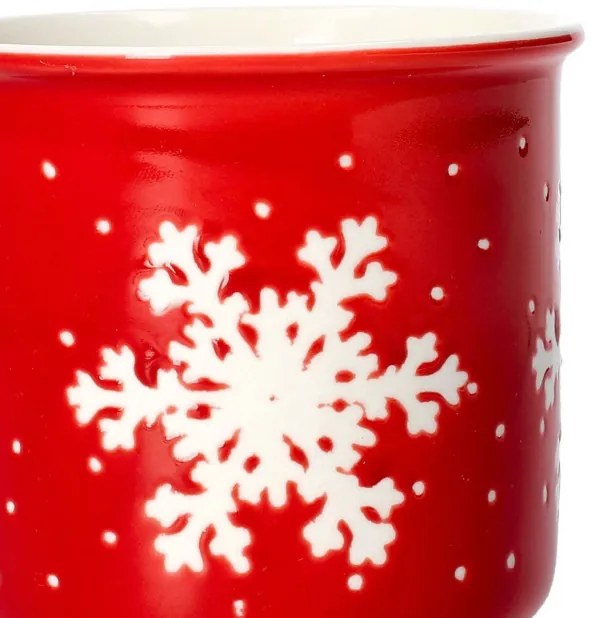 Sada dvoch hrnčekov TRINKIE so snehovými vločkami 802107 360 ml