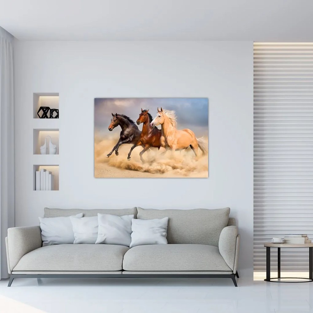 Moderný obraz koní