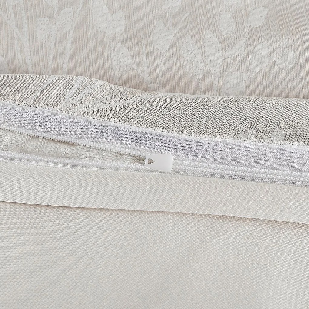 Žakárové obliečky Boston béžová, 140 x 200 cm, 70 x 90 cm